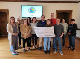 Check presentation to winner